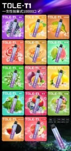 TOLE T1 一次性電子煙 10000口｜600mAh電池｜9種口味可選｜