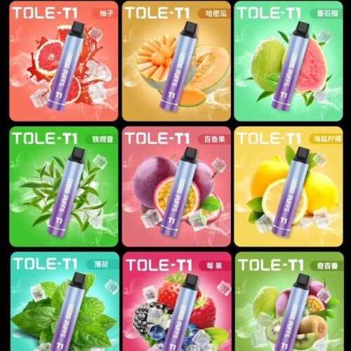 TOLE T1 一次性電子煙 10000口|600mAh 電池|9 種風味可選