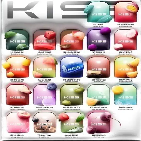 KISS KIS5 主機 通用一代煙彈 電子煙 KIS5 電子煙主機 14 種顏色 KISS 主機 Type-C 快充 380mAh