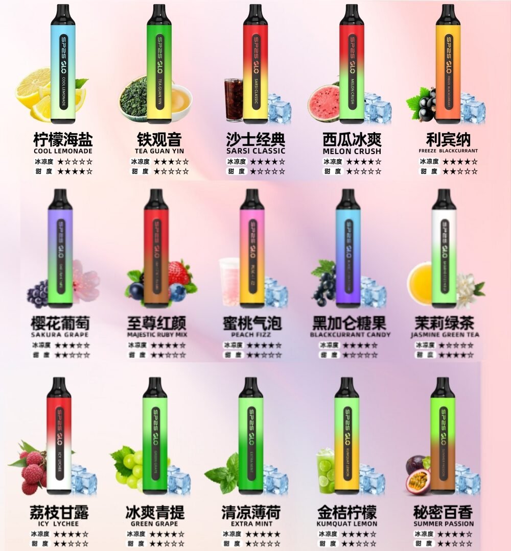 SP2S 7000 拋棄式電子煙 Mesh Coil 可充電 SP2S 7000 口 一次性電子煙 8ml 大容量 SP2S 7000 Puffs 可充電 Type-C 小煙