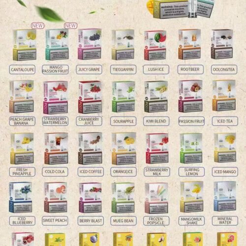 Lana 煙彈 29 種風味 一代主機通用 Lana Pods 大容量 2.5ml 煙彈 Lana 煙彈 水果 飲料 茶感口味